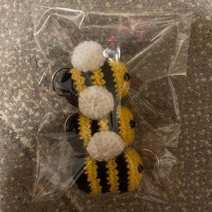 Pack of 3 Bumble Bee Keyring